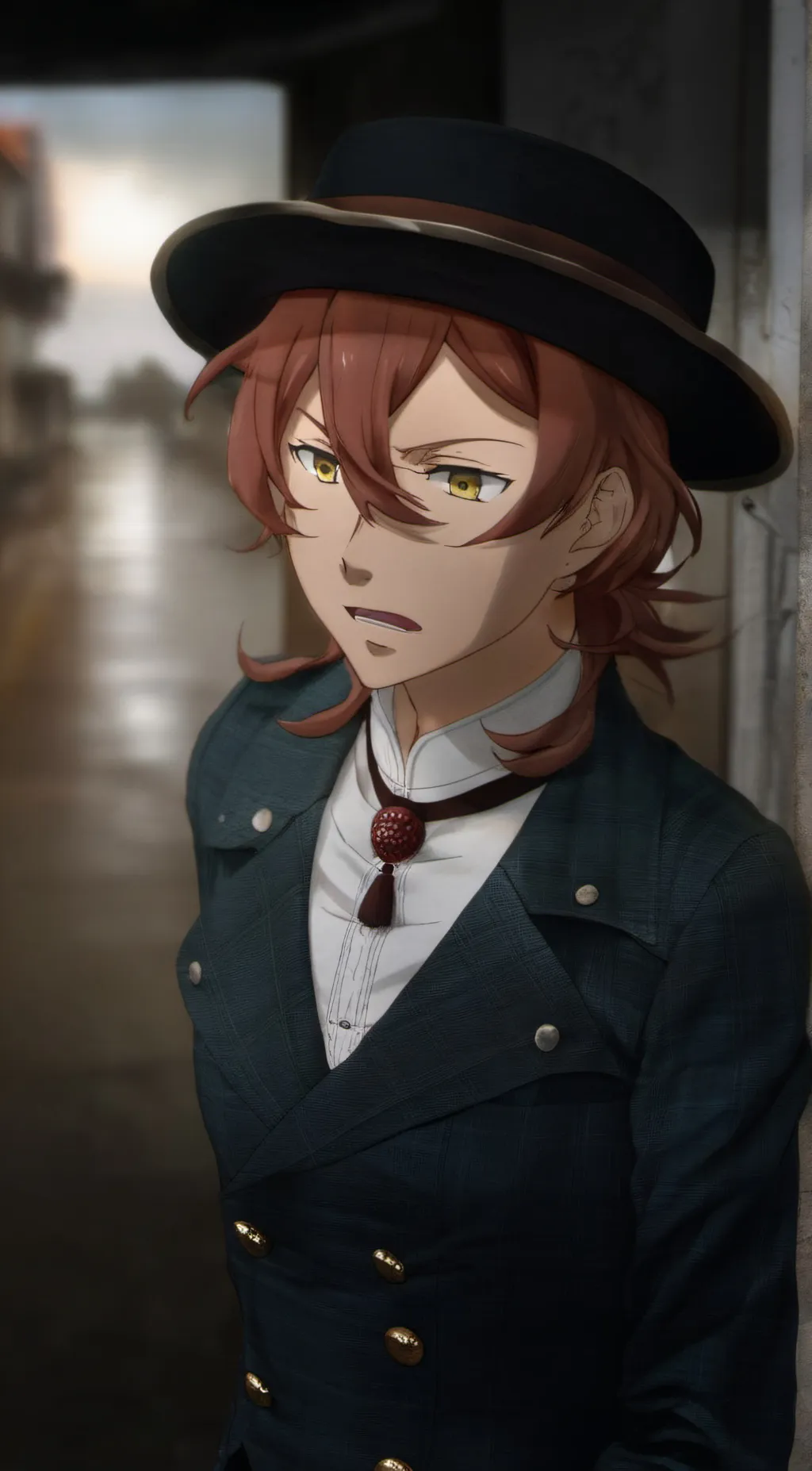 ai character: Chuuya Nakahara🔥 background