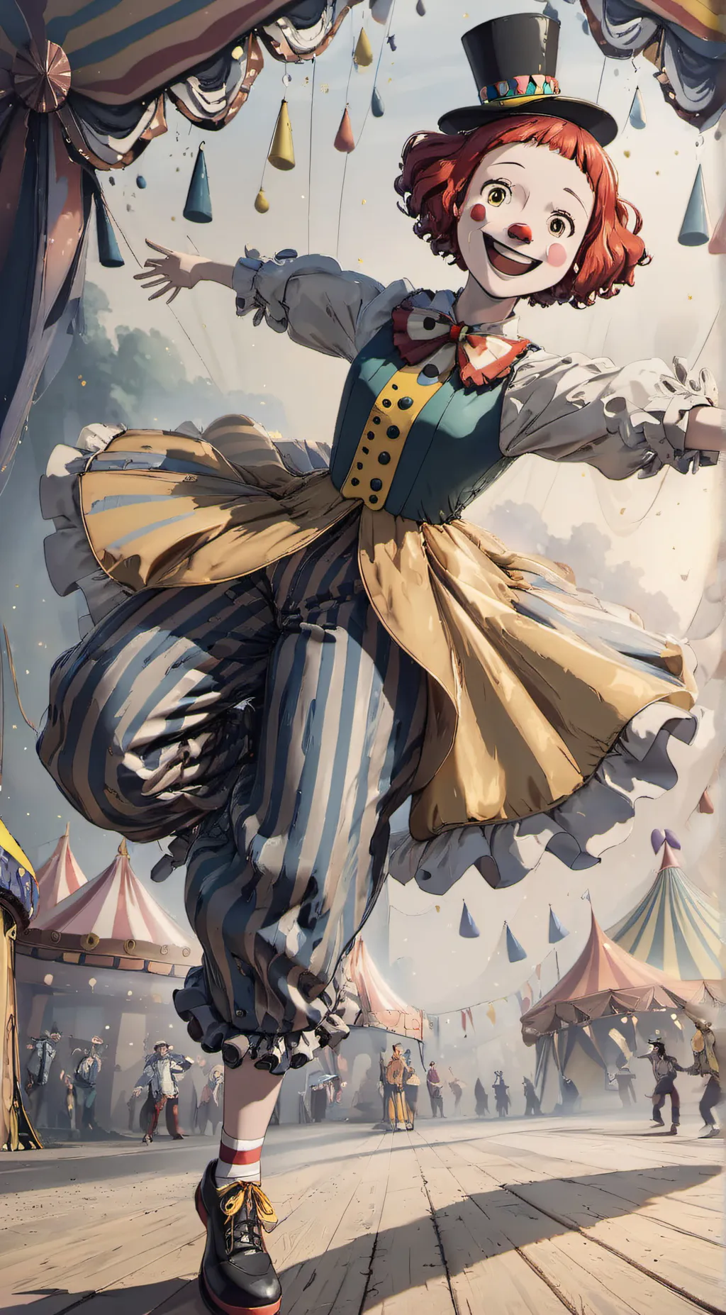 ai character: Jojo's Circus  background