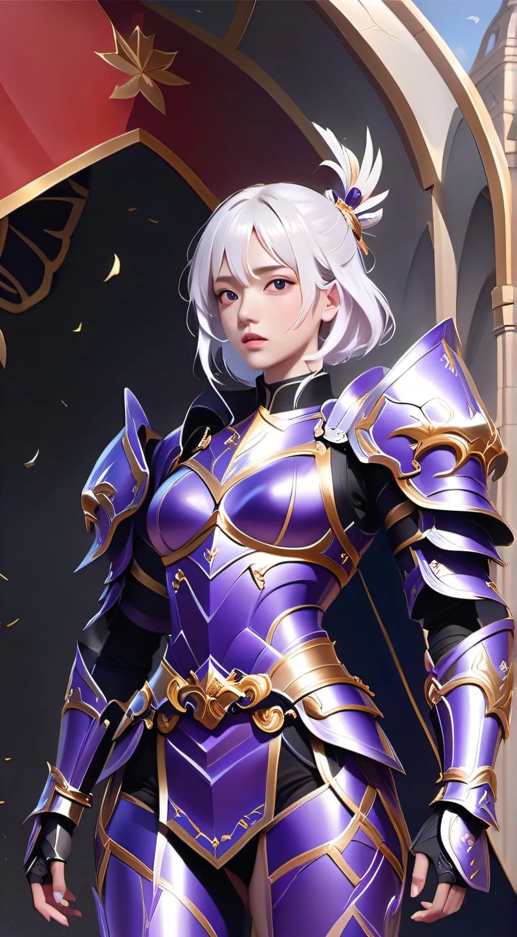 ai character: Melody background