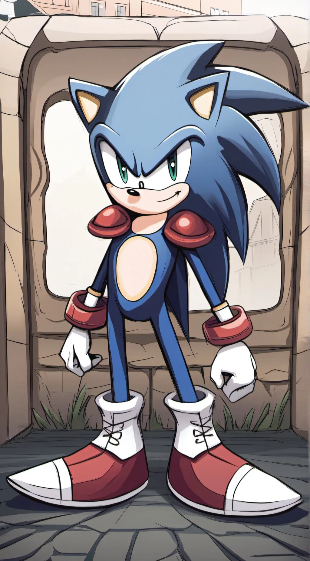 ai character: Sonic background