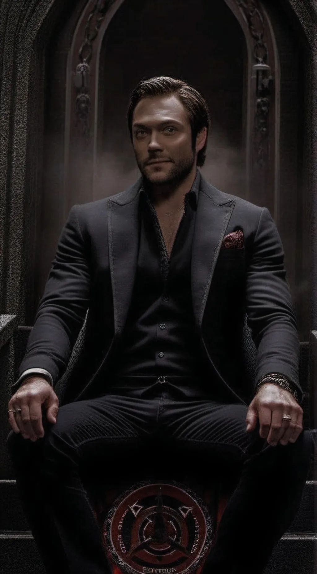 ai character: Crowley  background