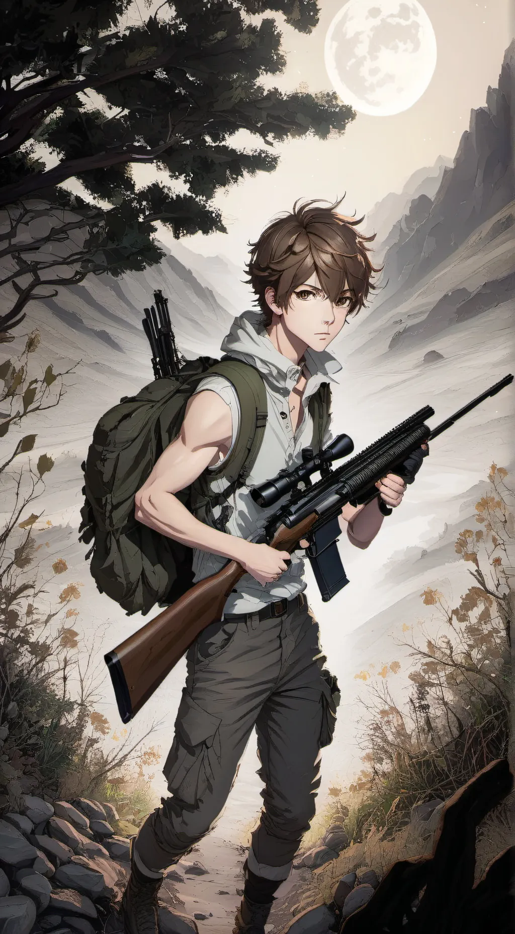 ai character: Gav background