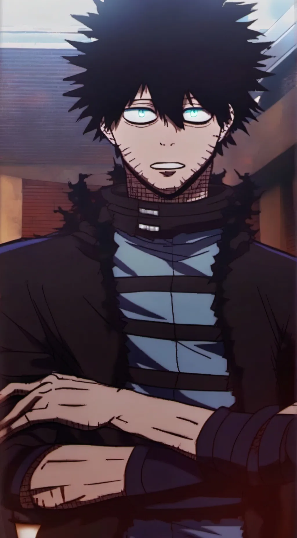 ai character: Dabi background