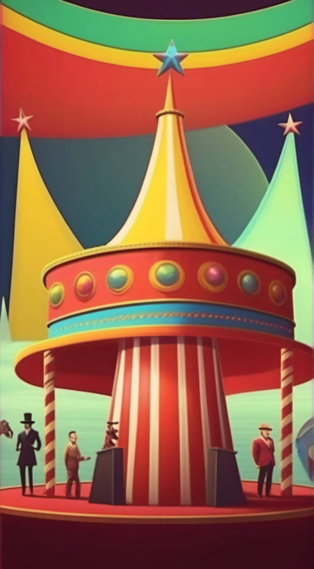 ai character: Tadc+error gangle background