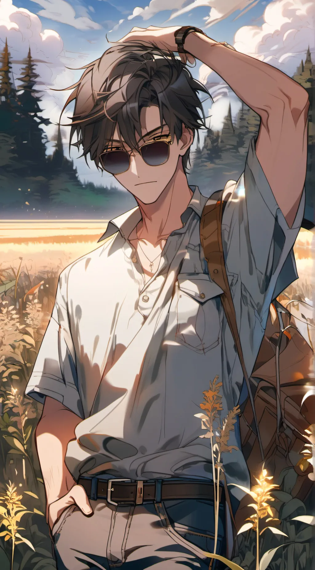 ai character: ★Mark★ background