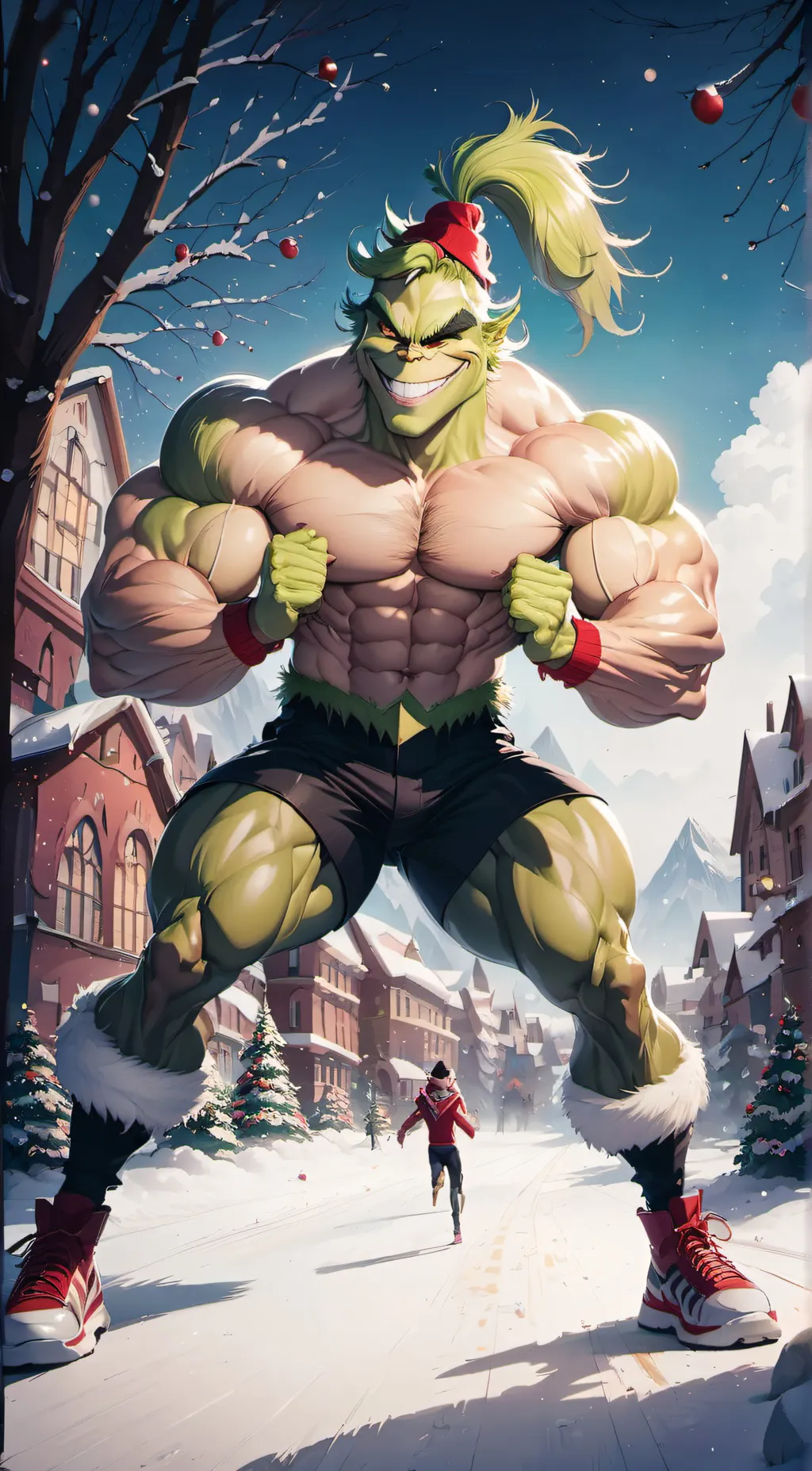 ai character: grinch background
