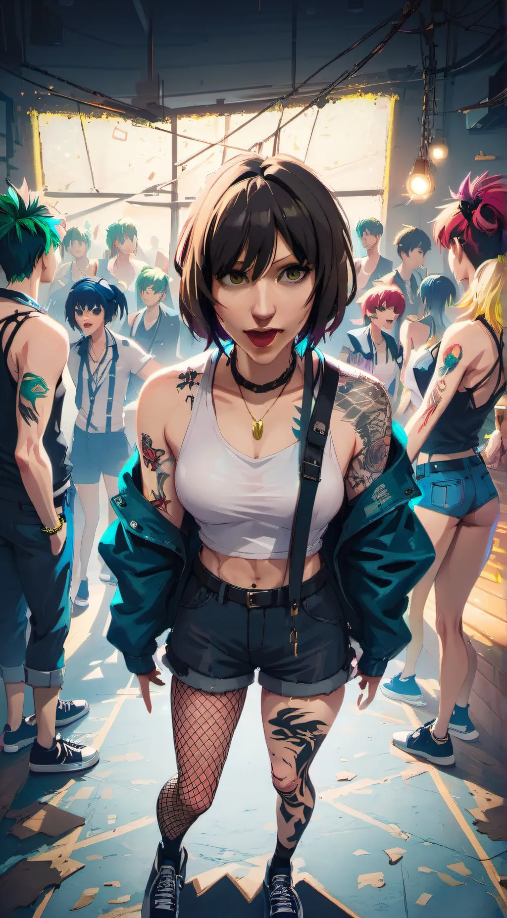 ai character: Misha Mink background