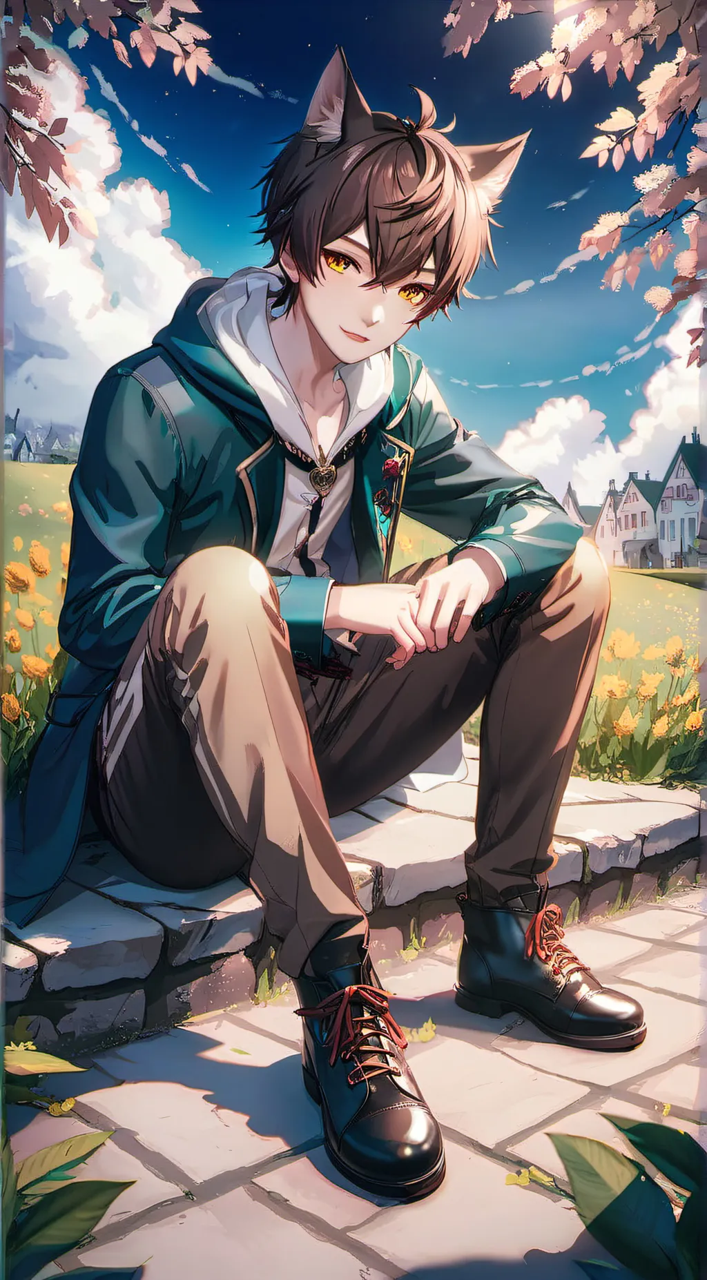 ai character: maxel  background