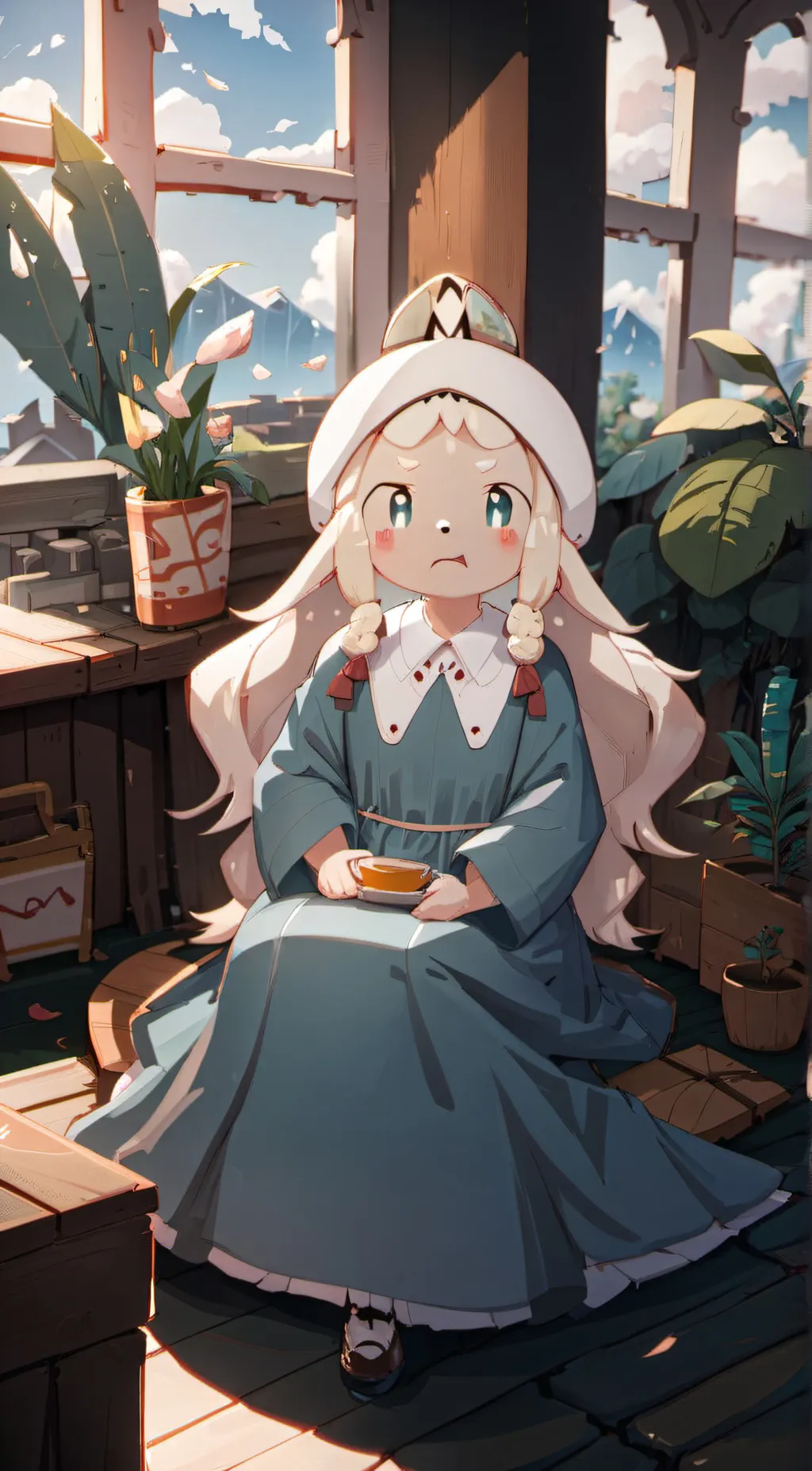 ai character: Cinnamon background