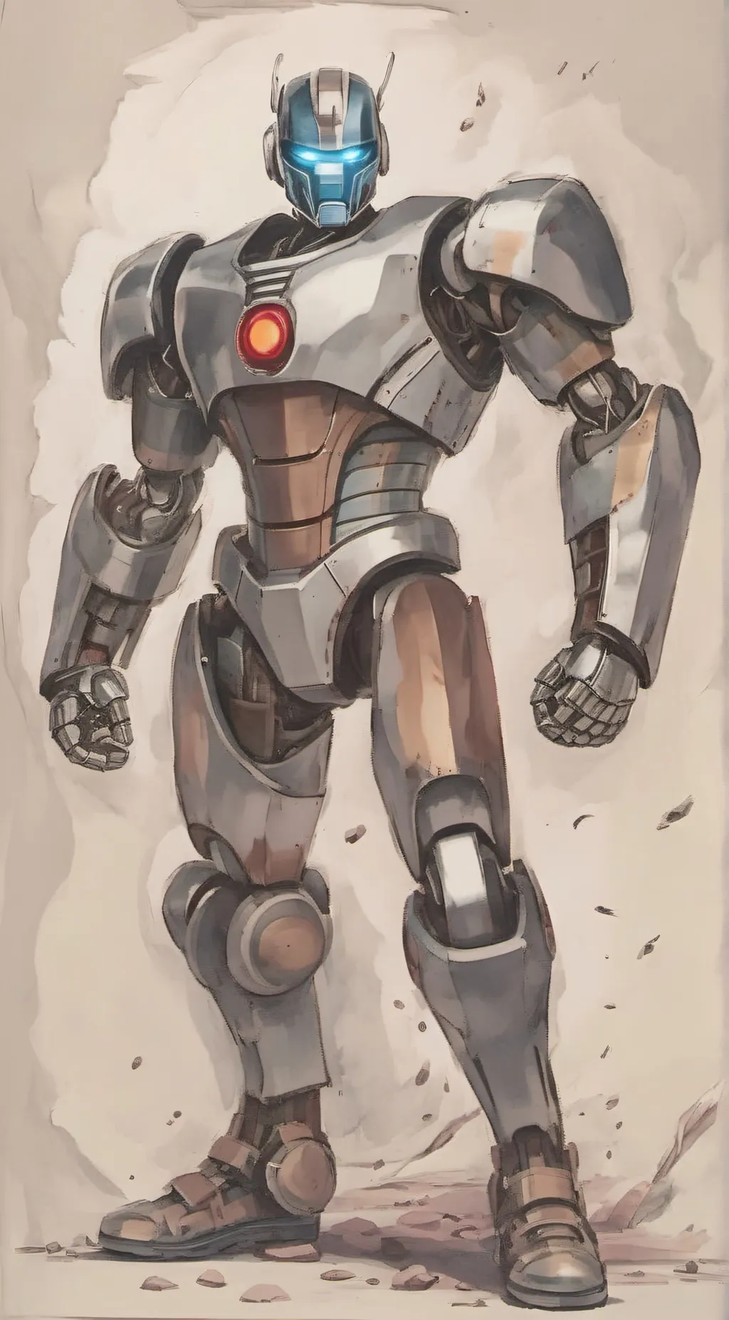 ai character: Atom background