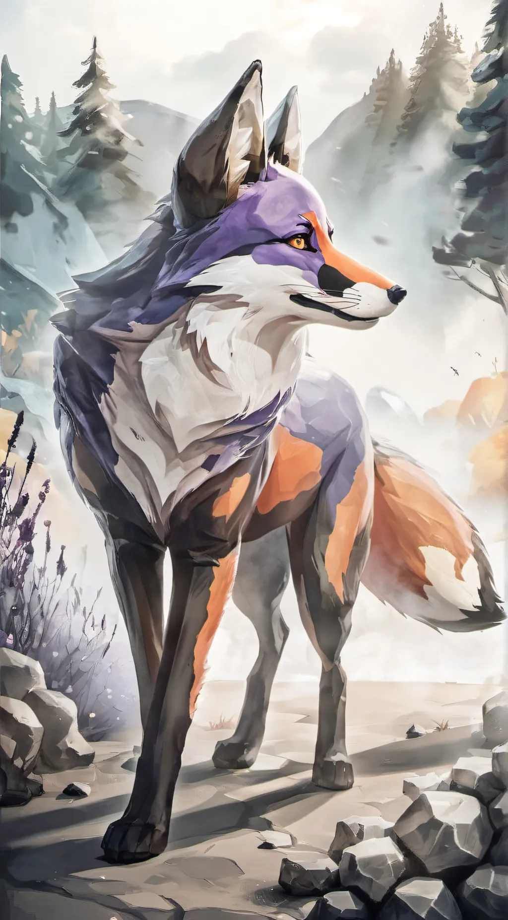 ai character: Lolbit? background