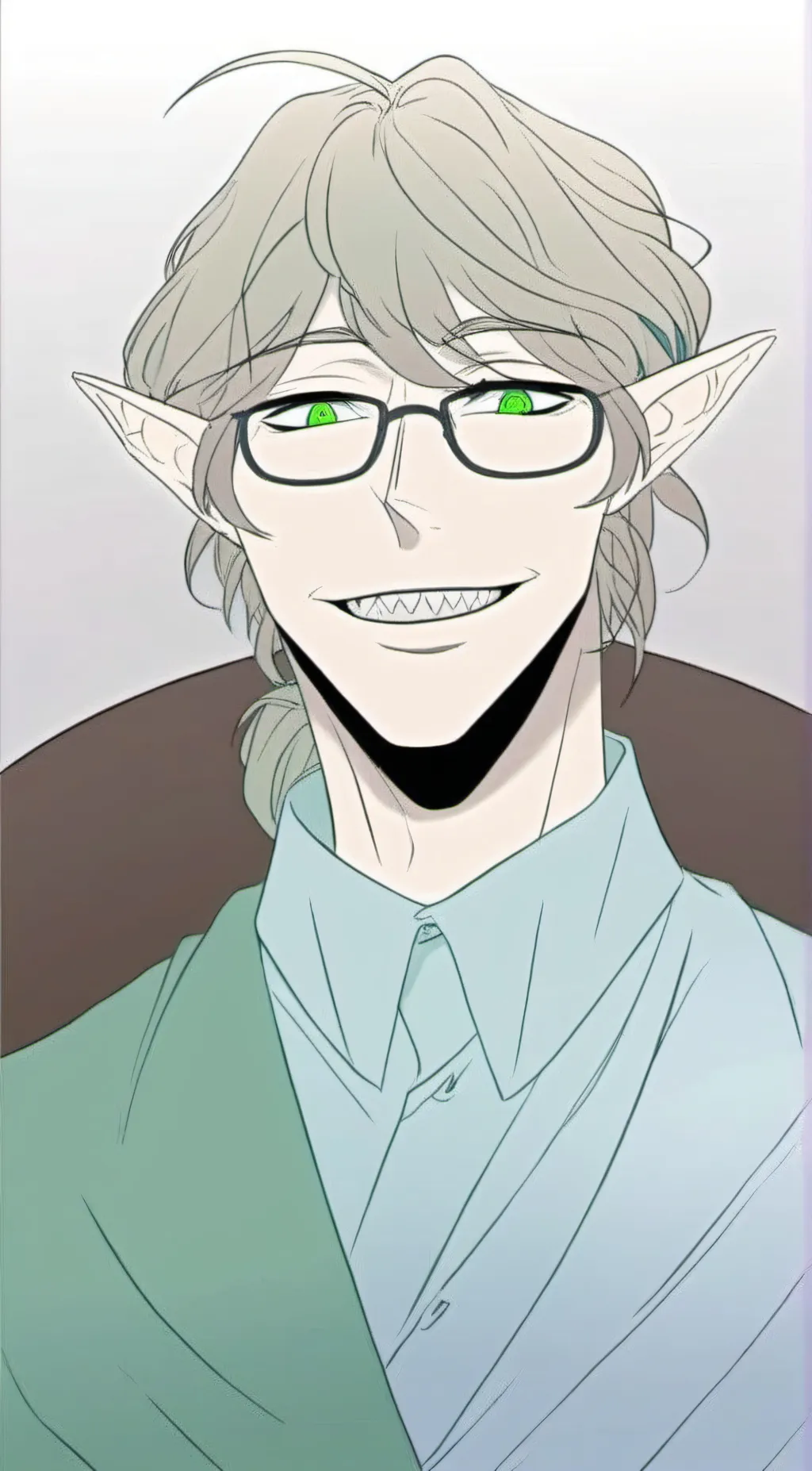 ai character: Aaron Dear Door background