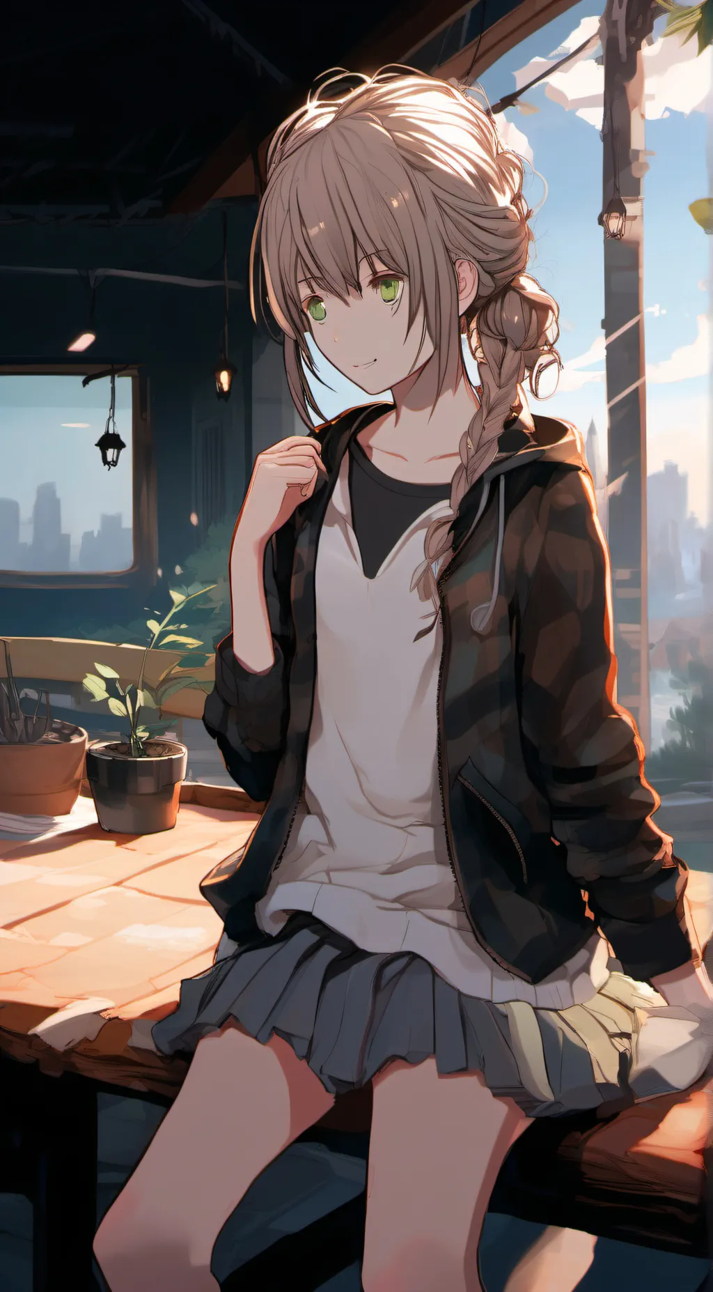 ai character: Kayla background