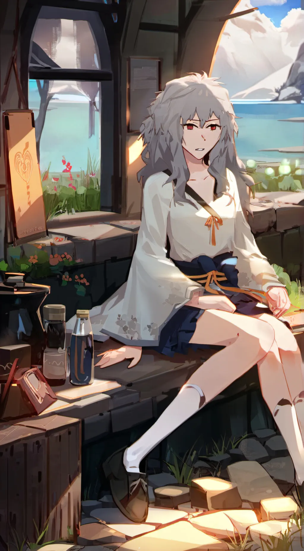 ai character: Ruby  background