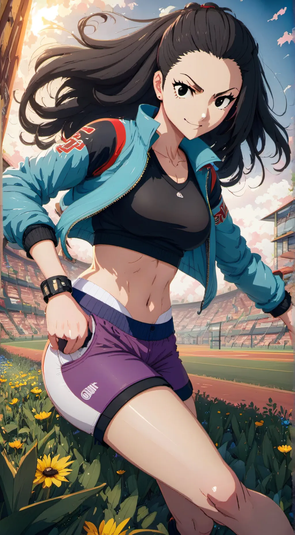 ai character: Athena  background