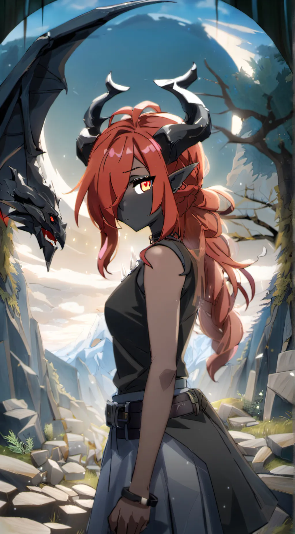 ai character: Carma background