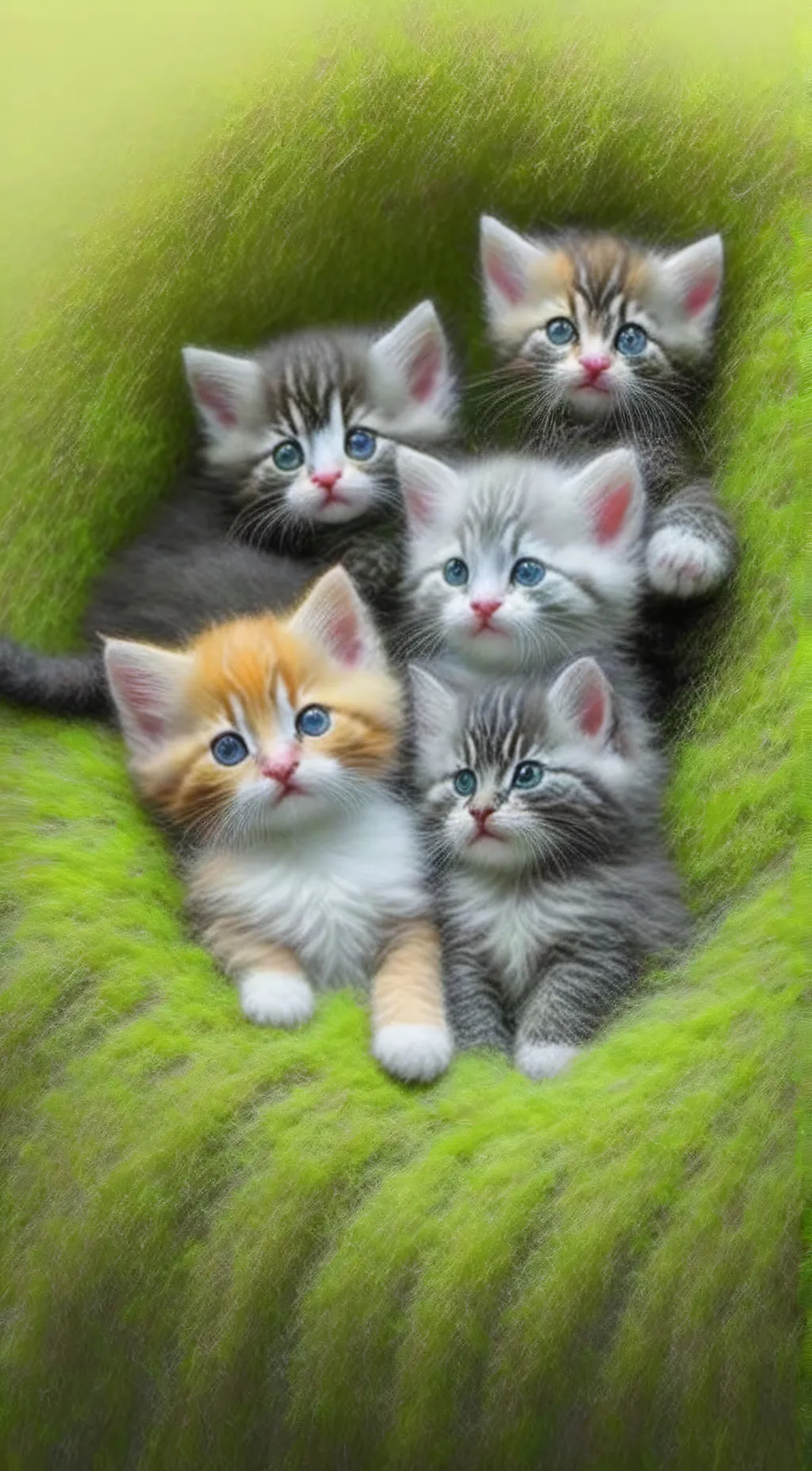 ai character: Kittens background