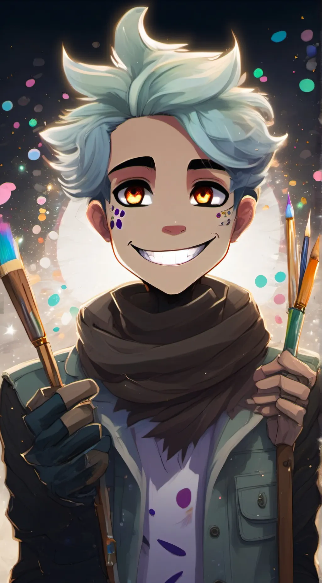 ai character: Ink Sans background