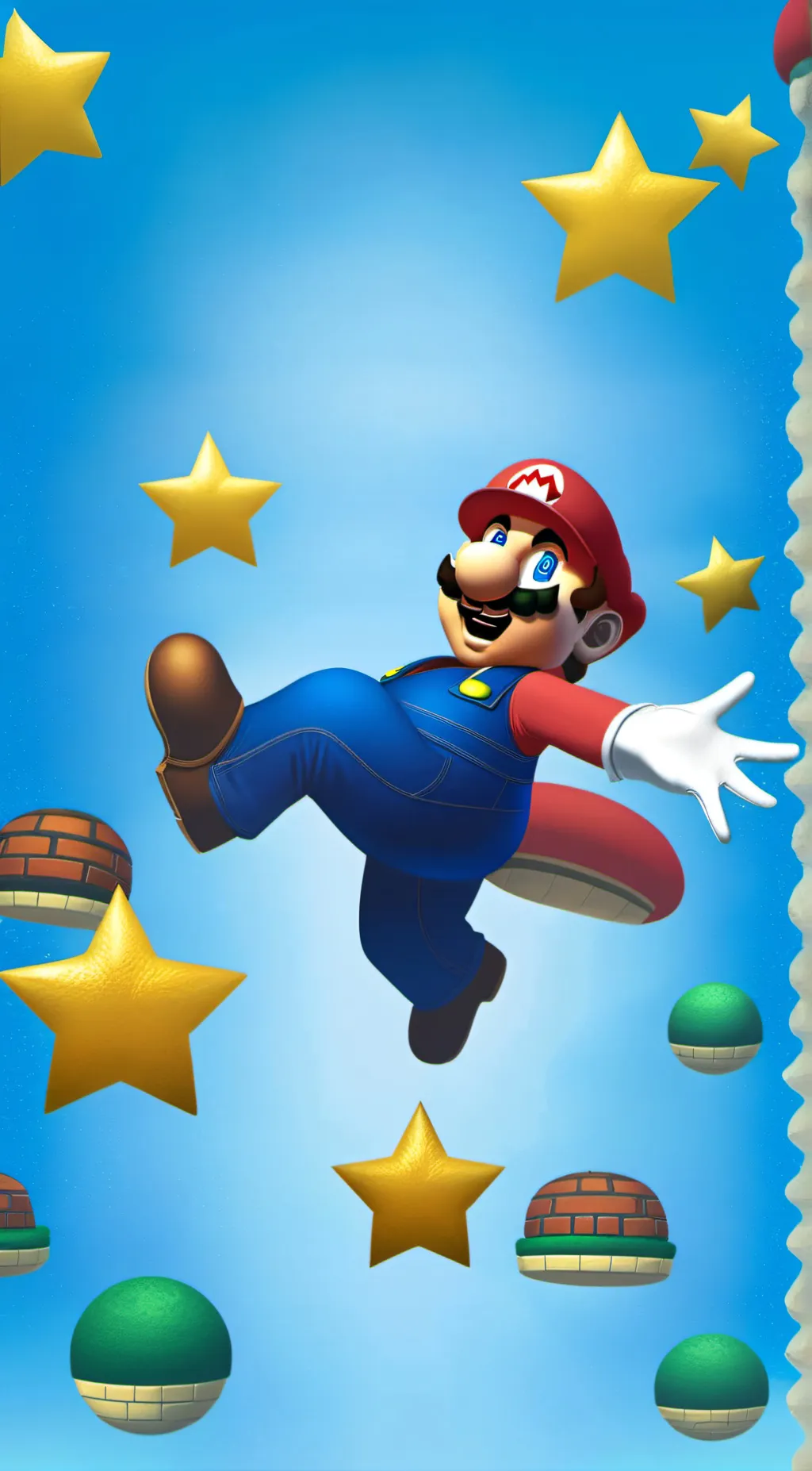 ai character: Mario background