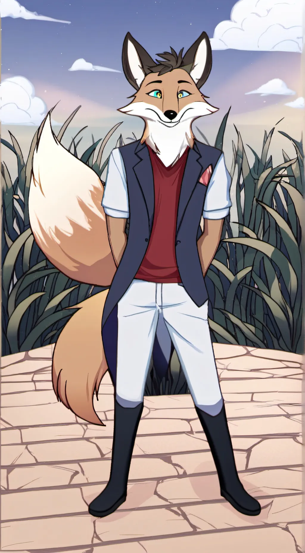 ai character: Alex Feather  background