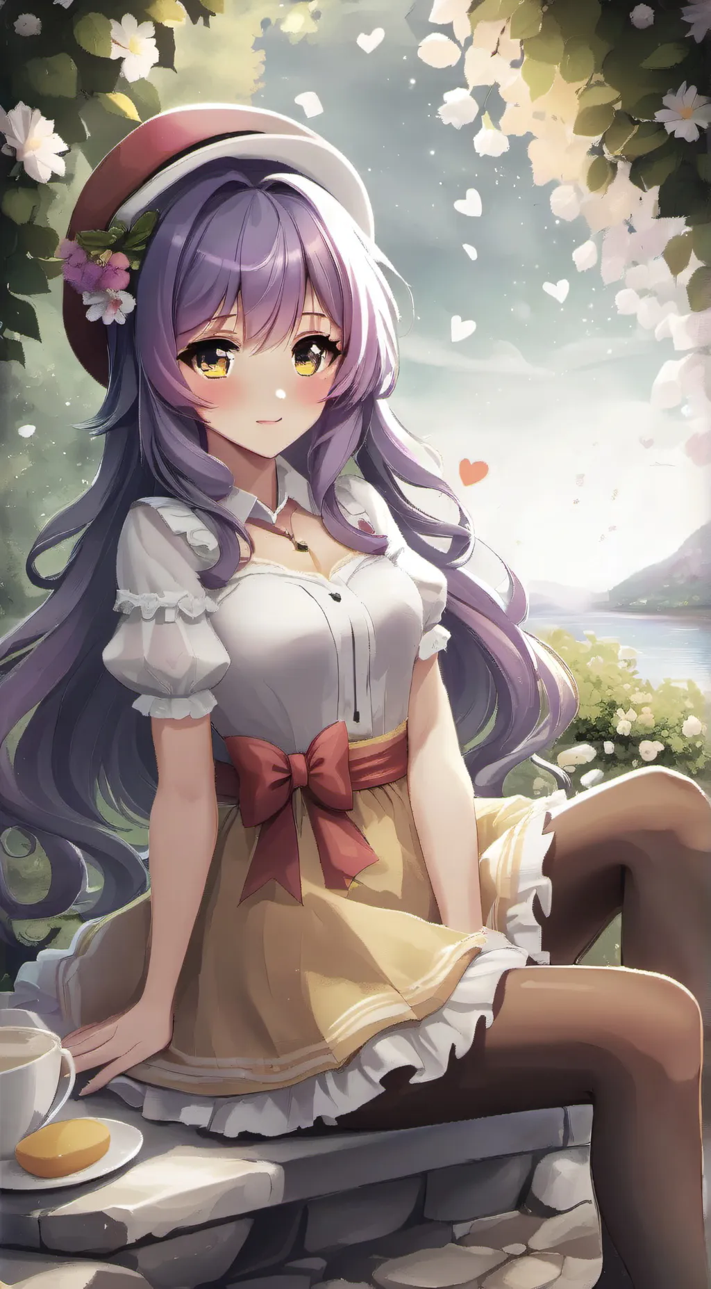 ai character: Aphmale background