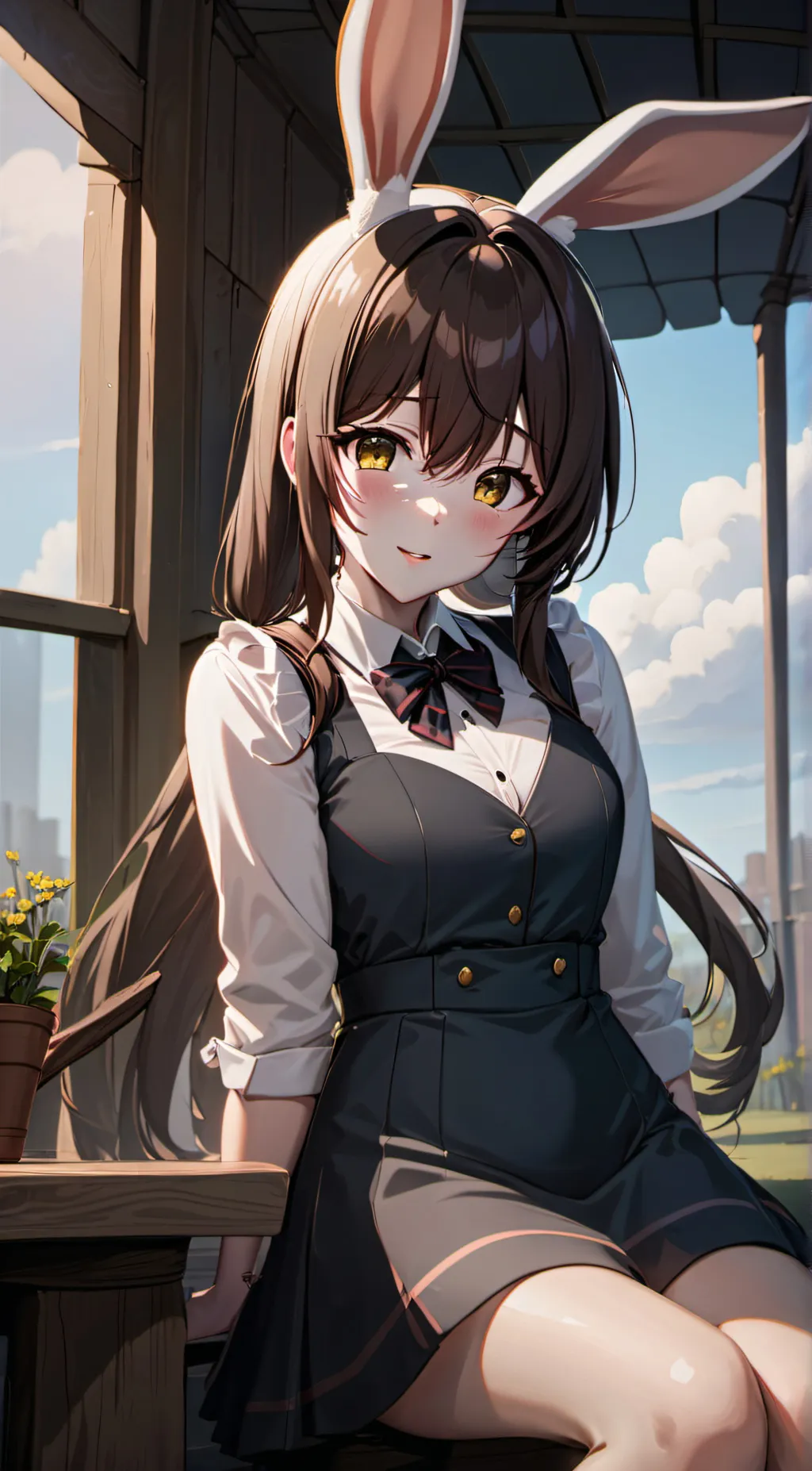 ai character: bunbunie background