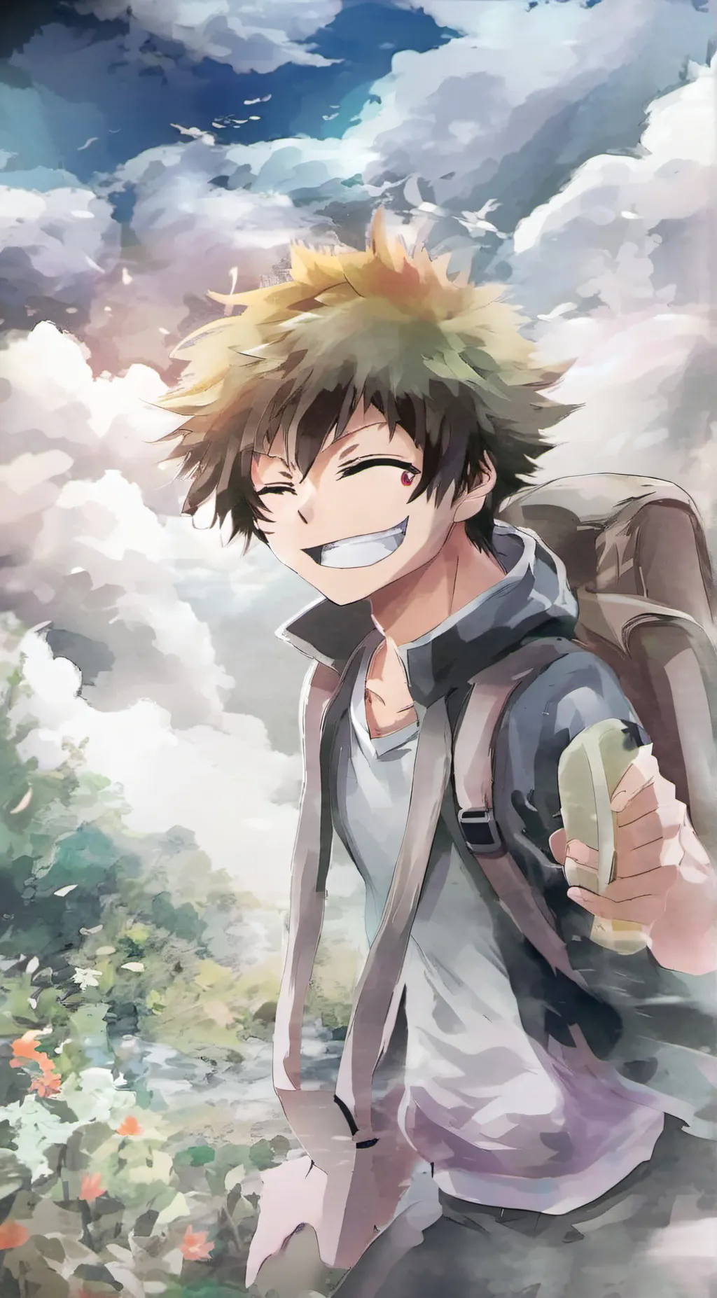ai character: Deku background