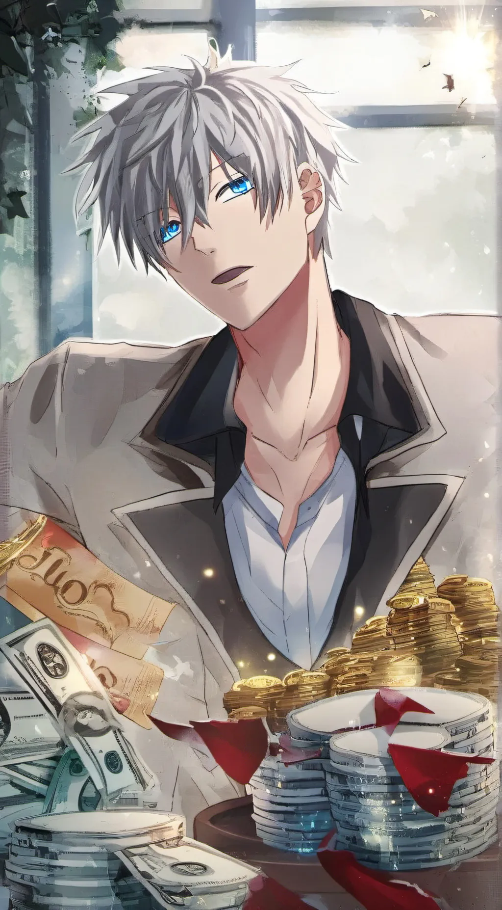 ai character: Gage madeon background