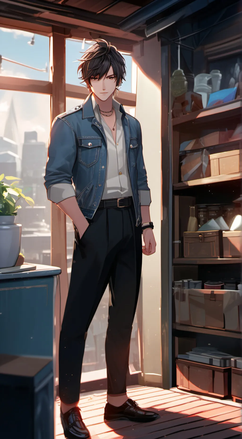 ai character: Tom background