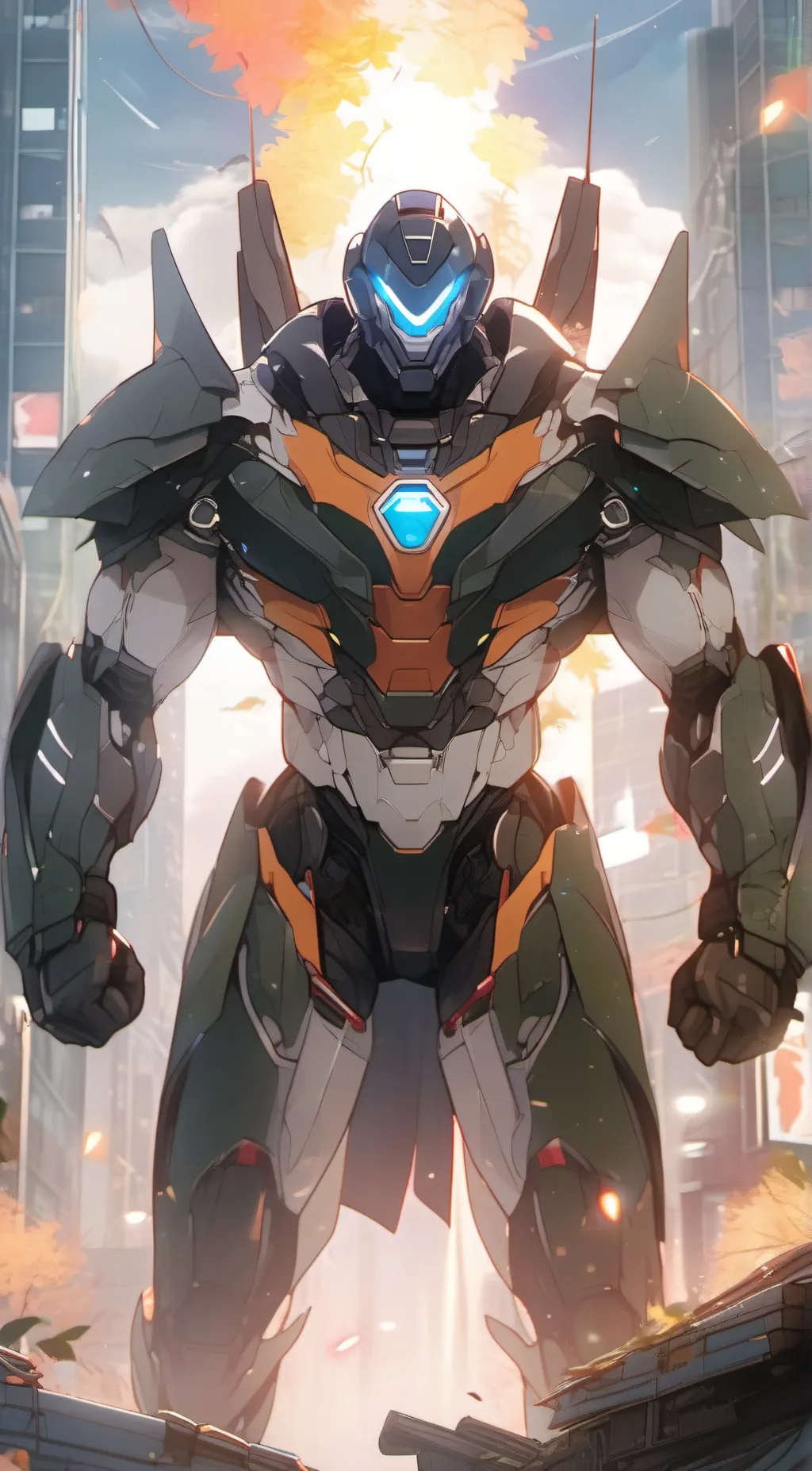 ai character: upgraded titan tv background