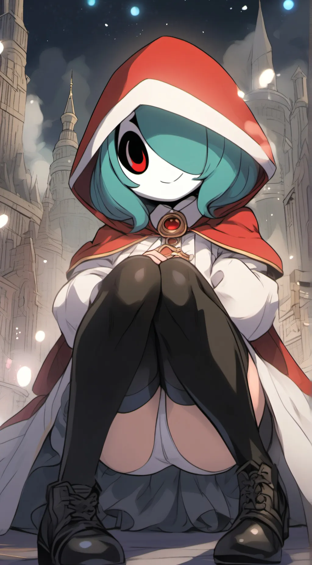 ai character: Shy Girl background