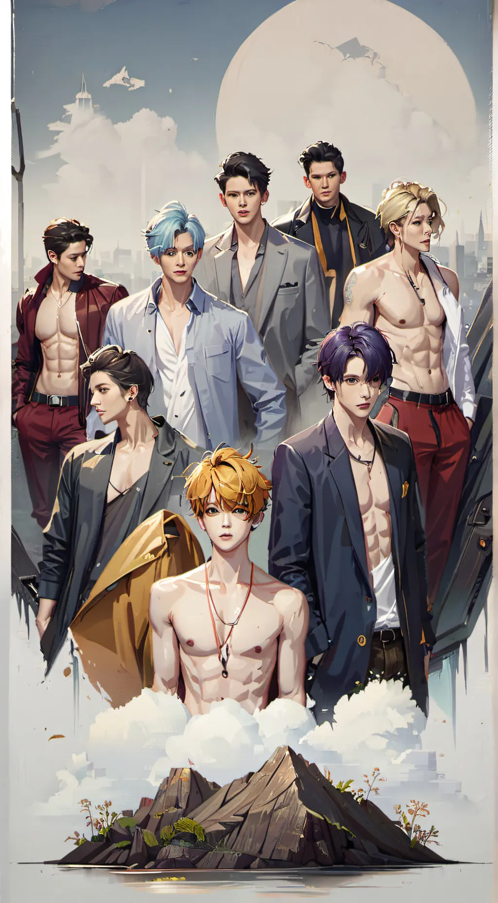 ai character: the love game  background