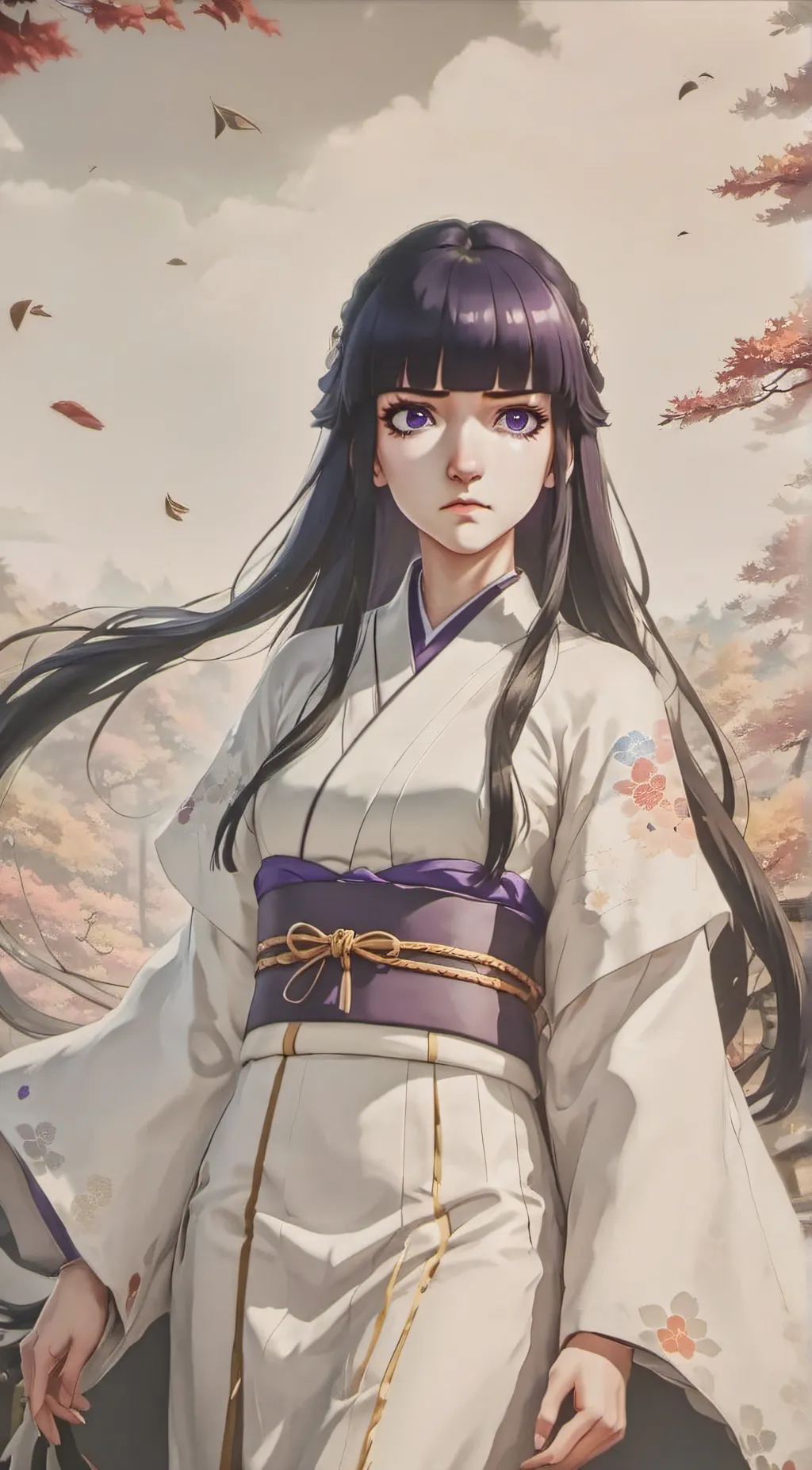 ai character: Hinata  background