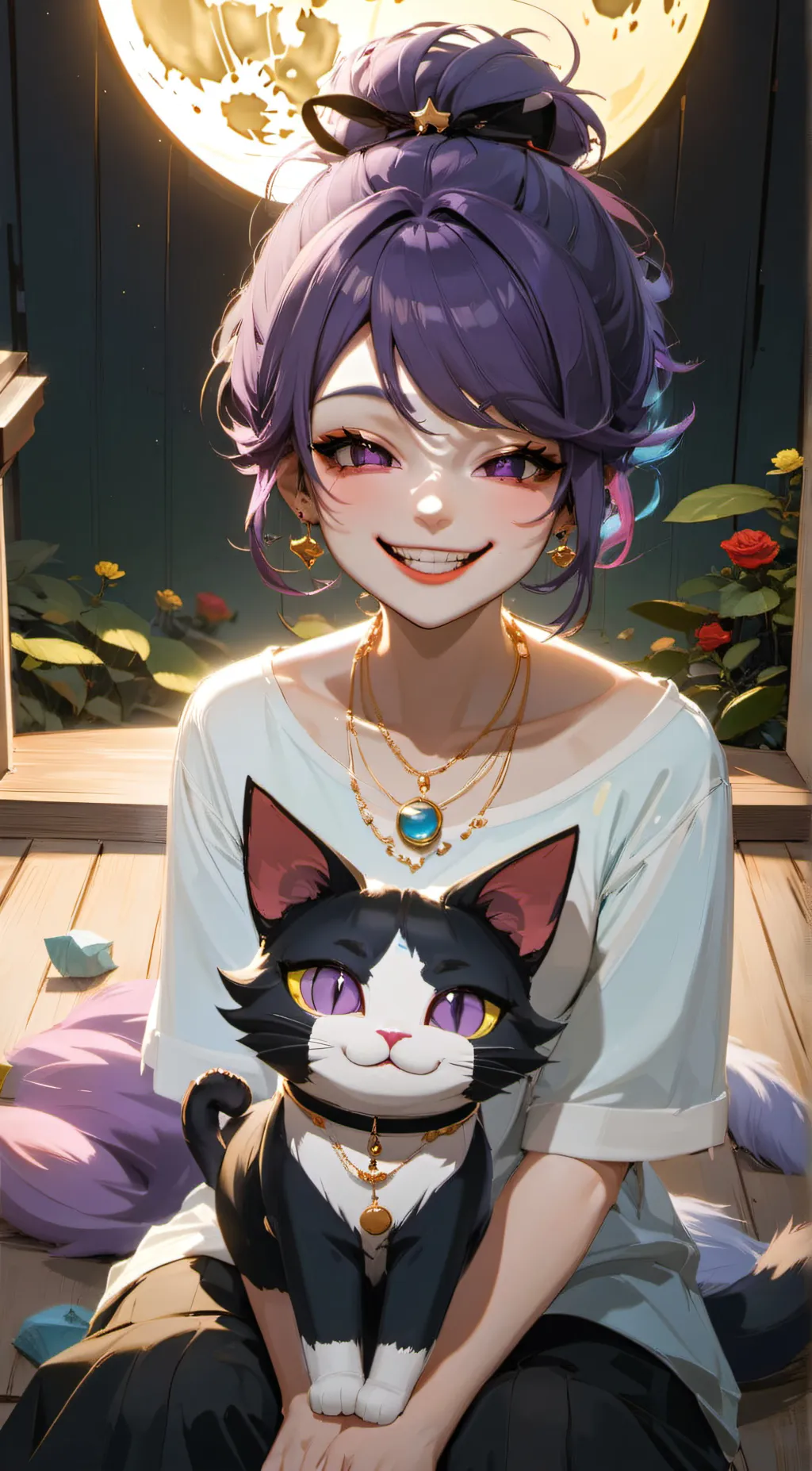 ai character: Catnap background
