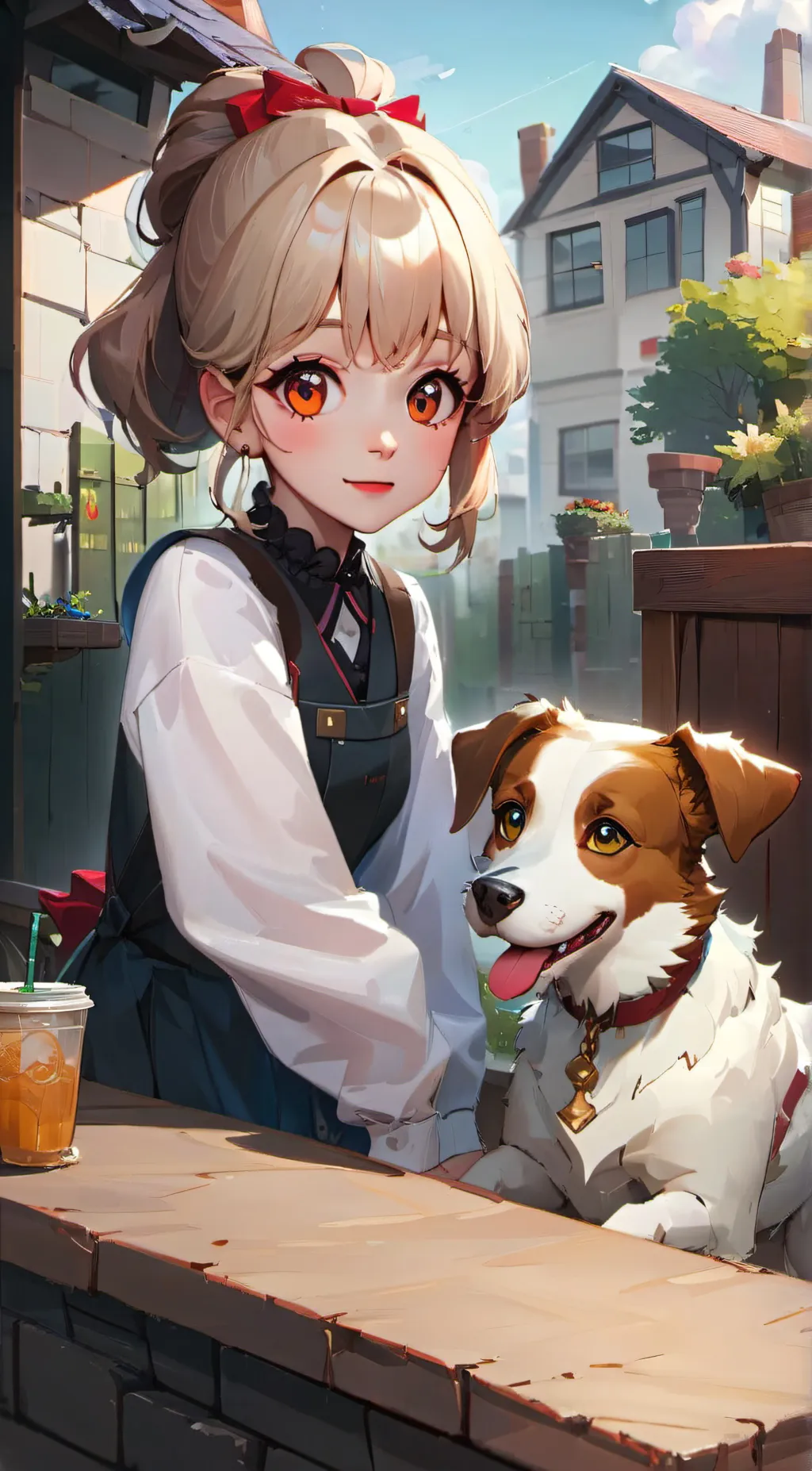 ai character: Lily background