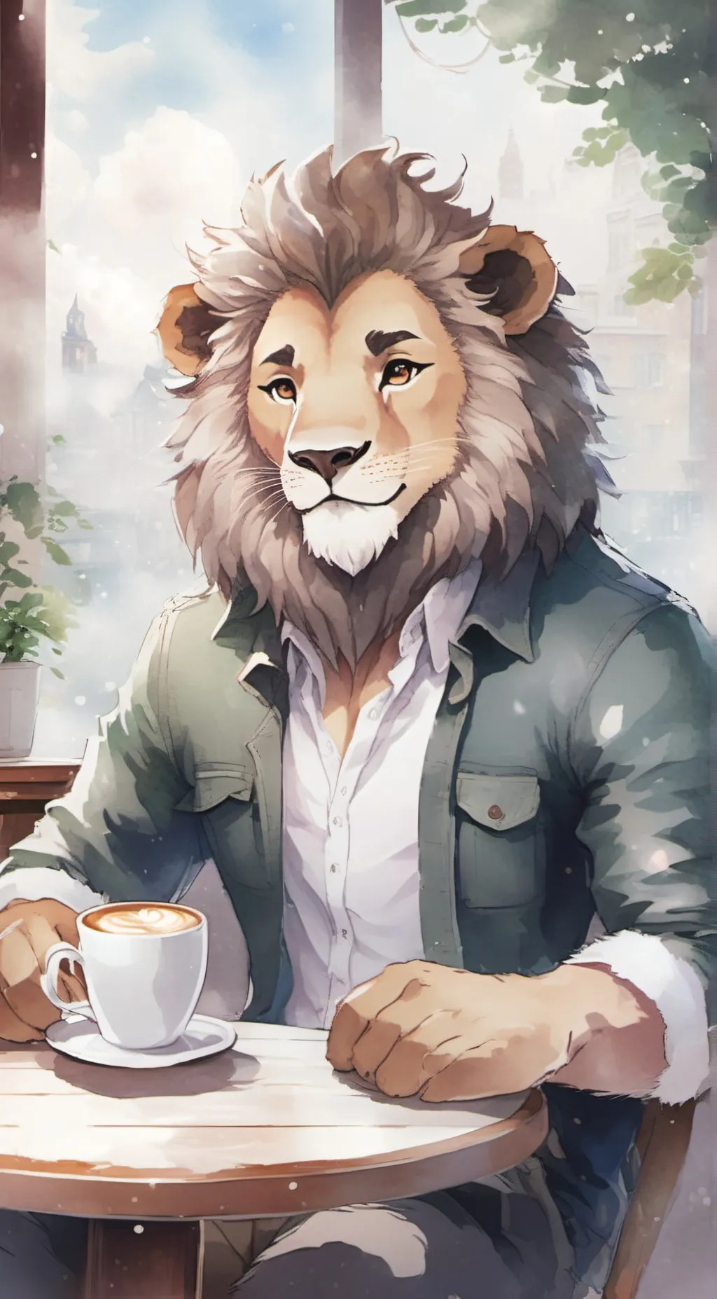 ai character: Meo background