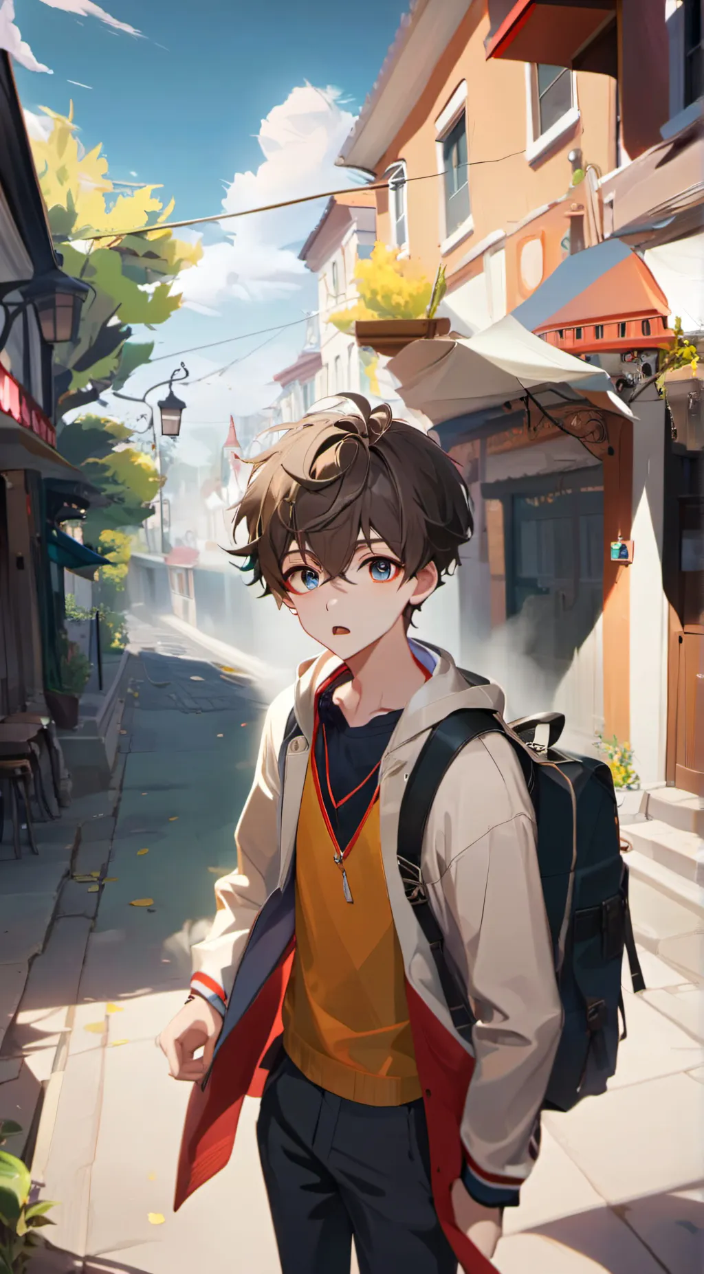 ai character: Lucas background