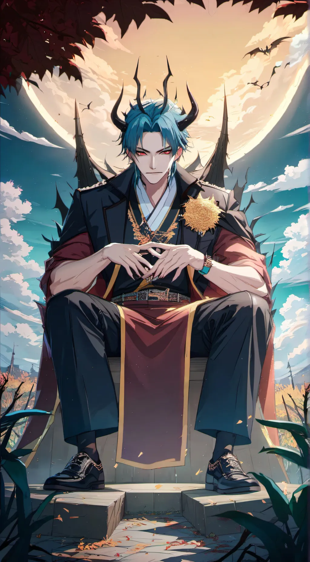 ai character: Lucas  background