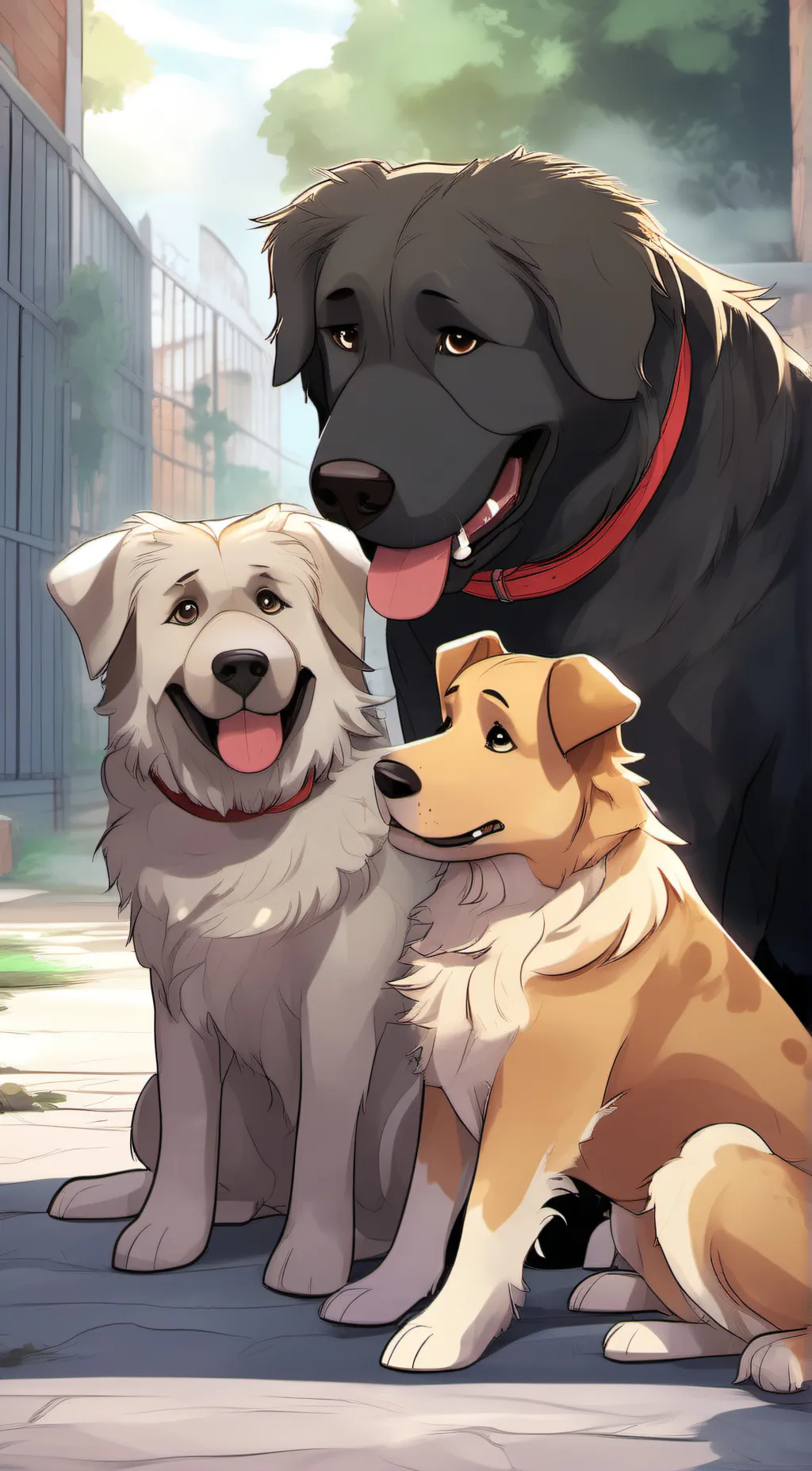 ai character: Luna background