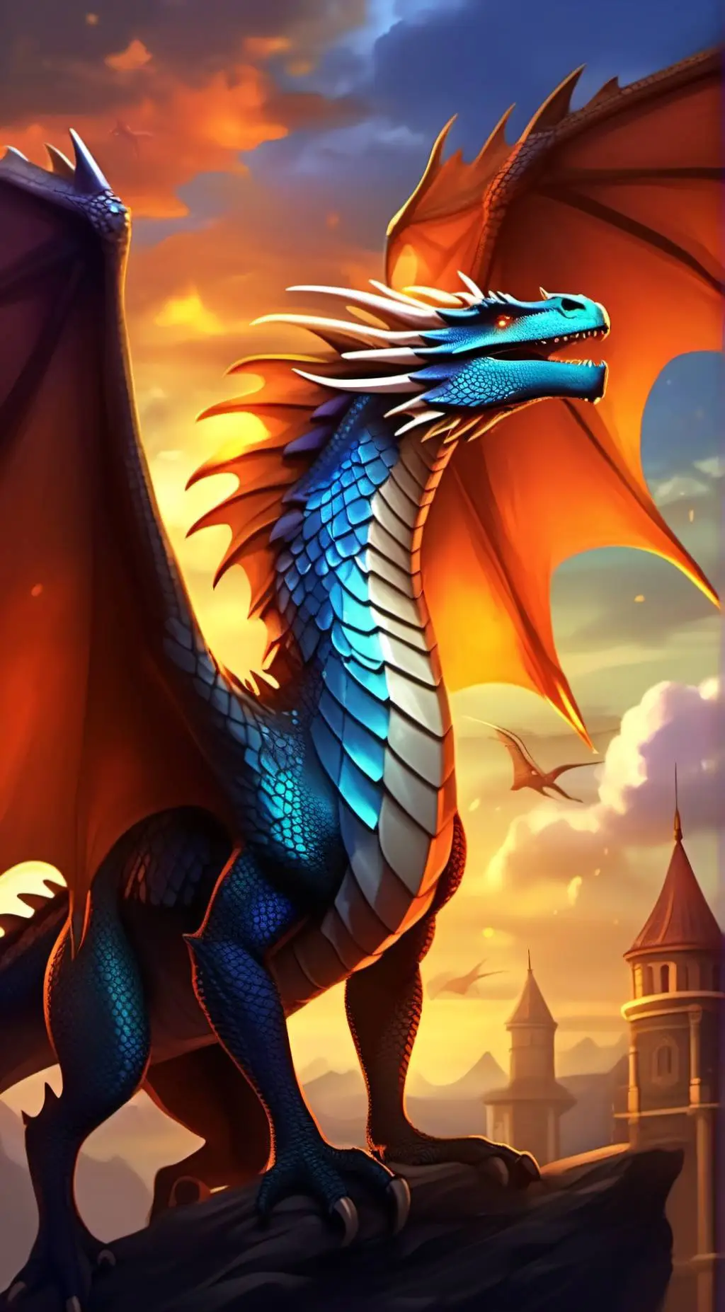 ai character: albert the mudwing background