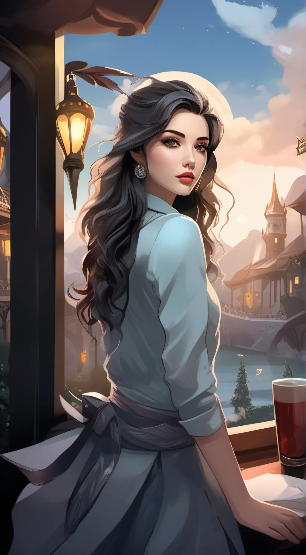 ai character: Sarah background