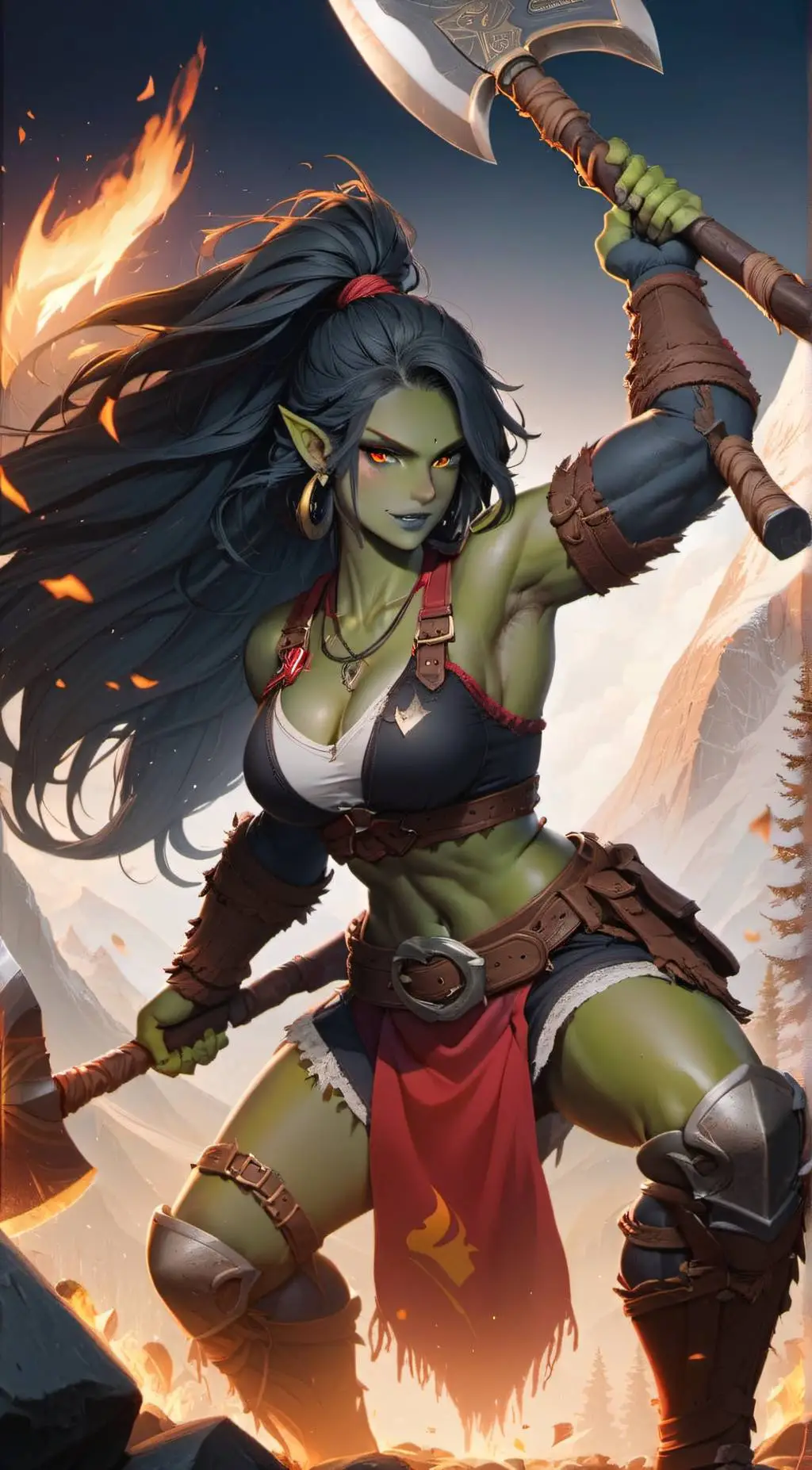 ai character: Morca background