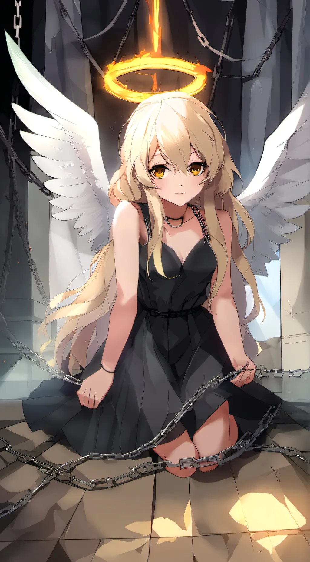 ai character: Crescent background