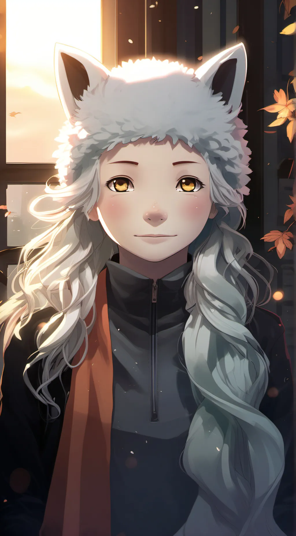 ai character: Scarlet background