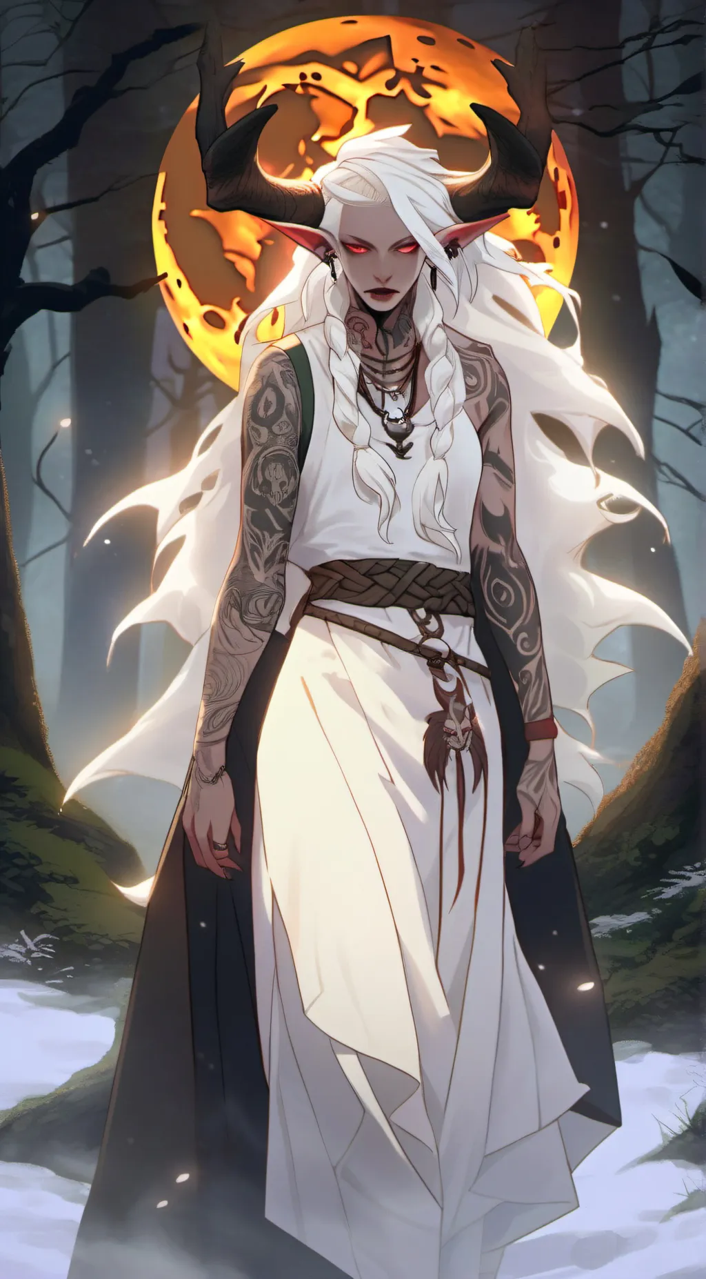 ai character: Absinthe background