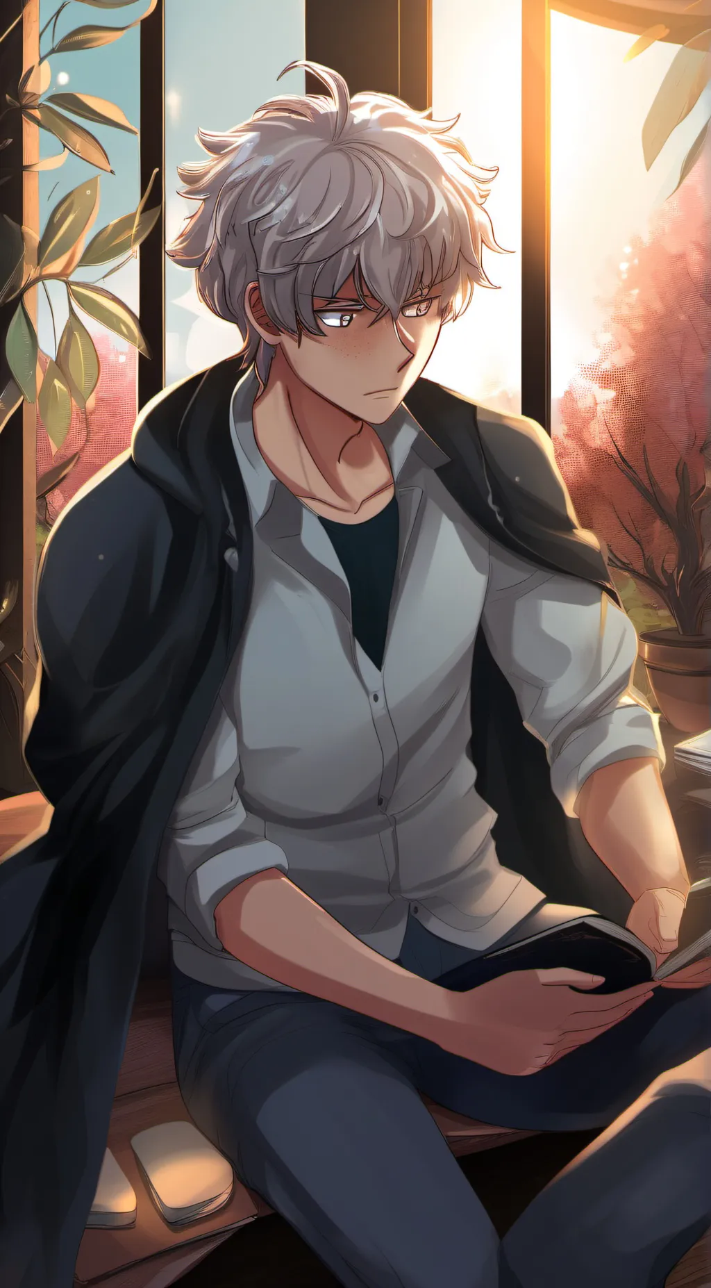 ai character: adam  background