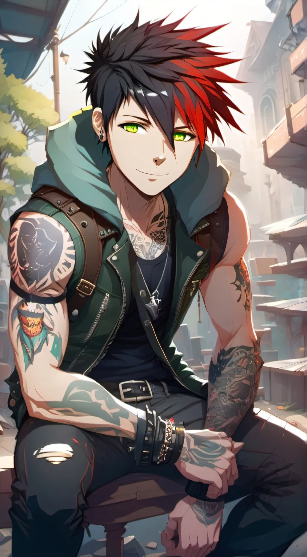 ai character: Rin Okuma background