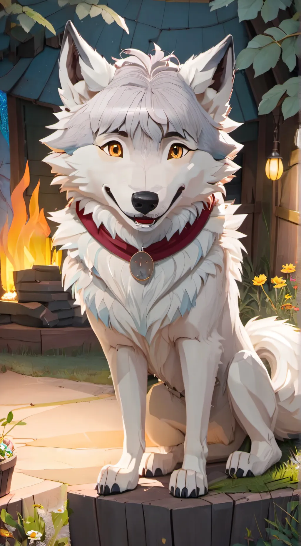 ai character: woofy background