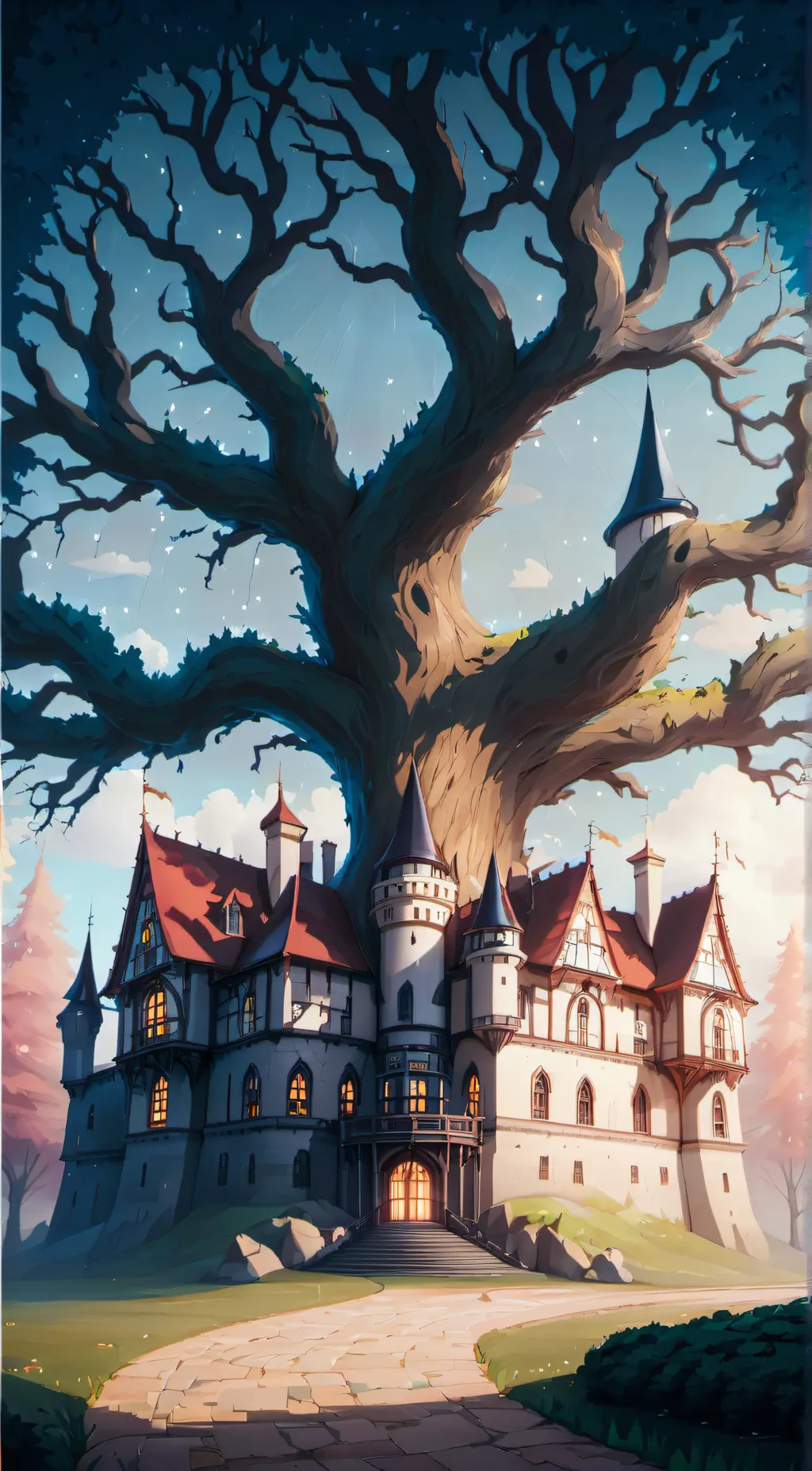 ai character: hogwarts background