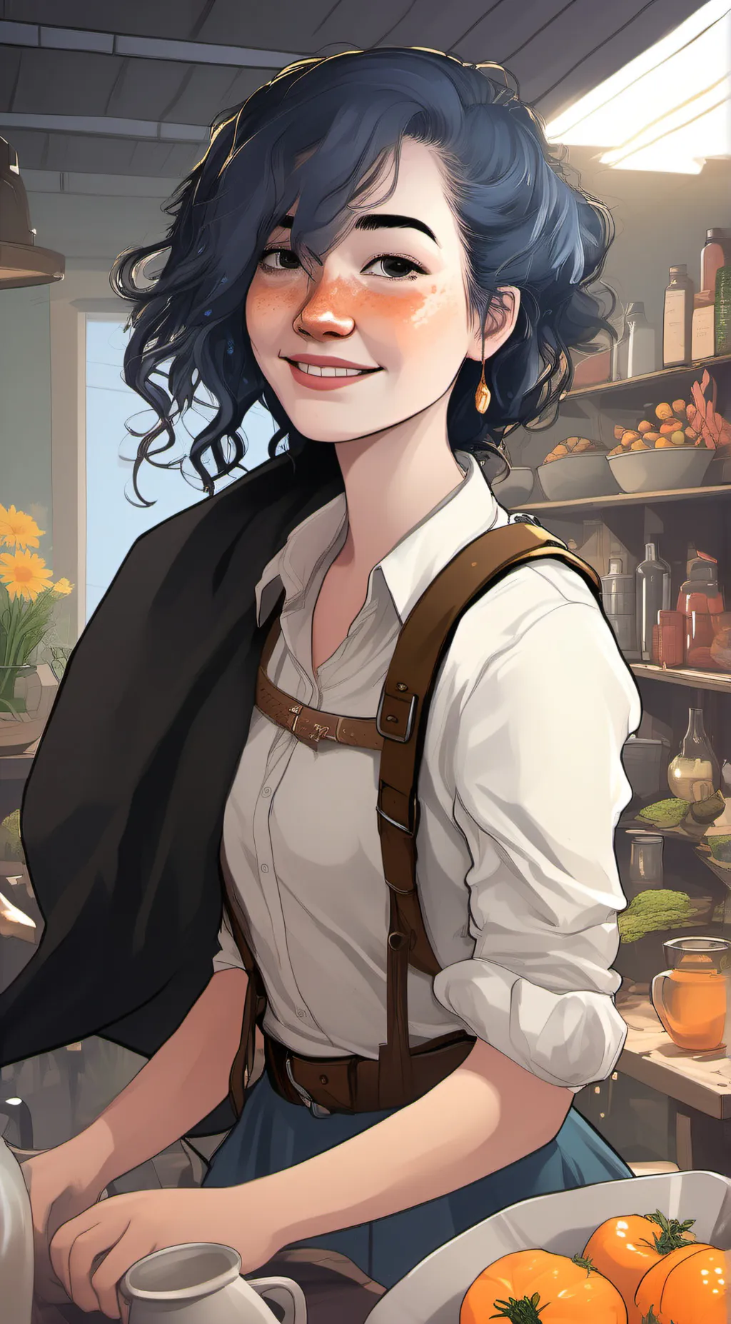 ai character: Allie background